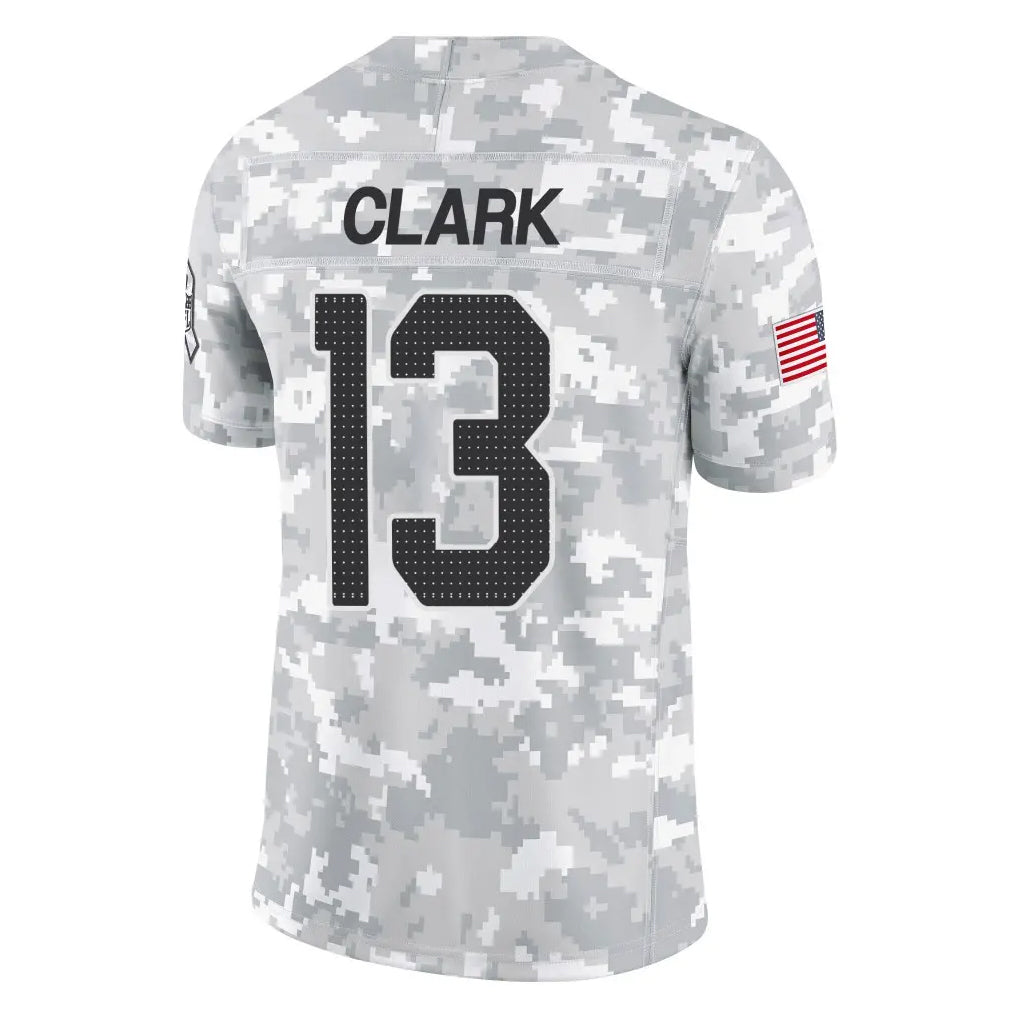 A.Cardinals #13 Kei'Trel Clark Player Camo Salute to Service Limited Home ROCER Stitched Jerseys