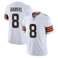 C.Browns #8 Dillon Gabriel Player White Vapor Untouchable Limited Home Game ROCER Stitched Jerseys