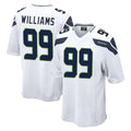 S.Seahawks #99 Leonard Williams Player White Home Game ROCER Stitched Jerseys
