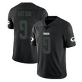 GB.Packers #9 Christian Watson Player Black Impact Limited Home Game ROCER Stitched Jerseys