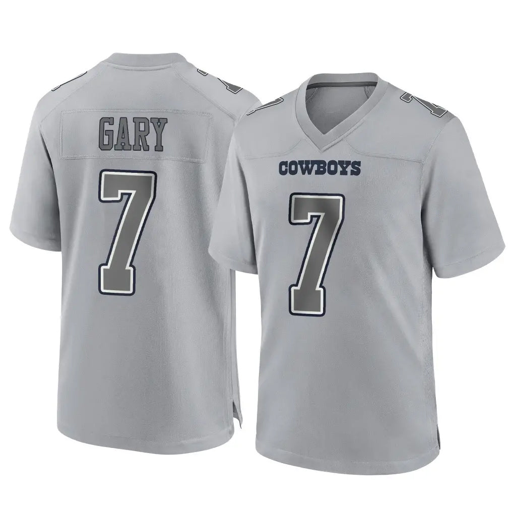 D.Cowboys #7 Rashan Gary Player Gray Atmosphere Fashion Home Game ROCER Stitched Jerseys