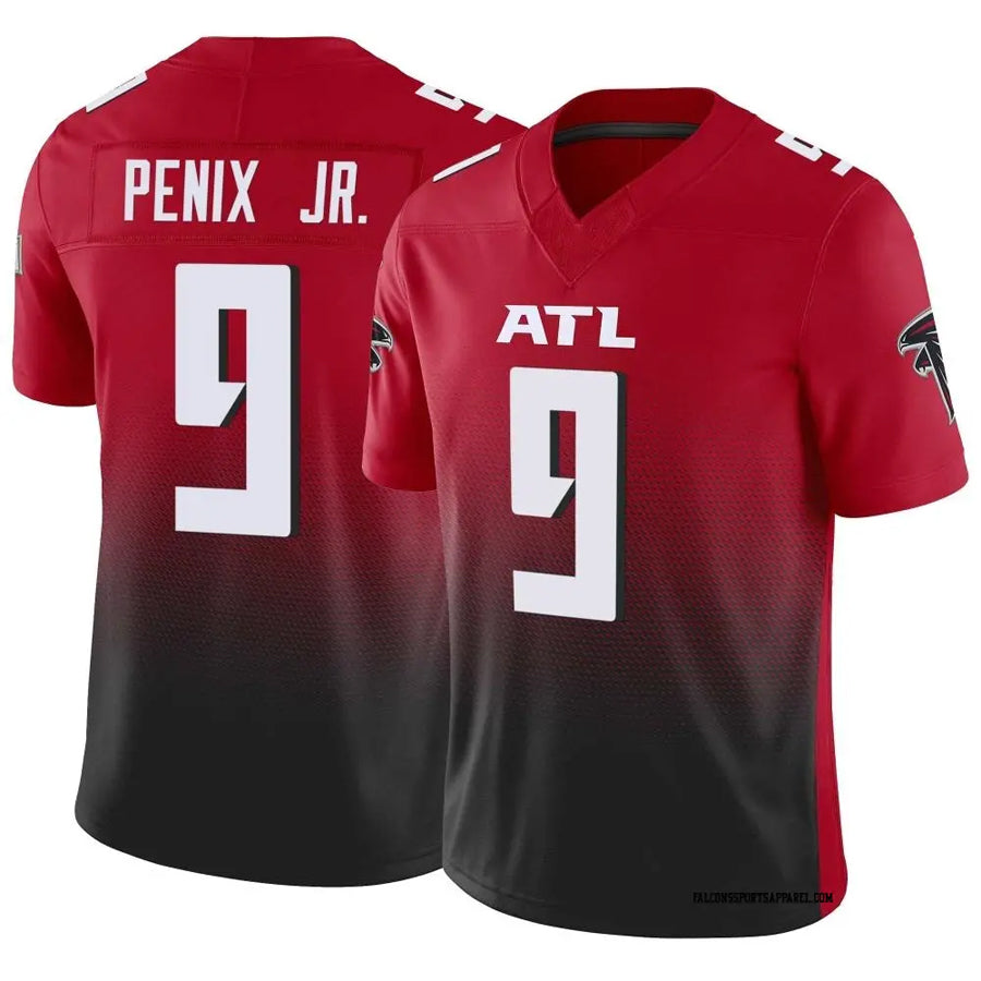 A.Falcons #9 Michael Penix Jr. Player Red Vapor F.U.S.E. Limited ROCER Stitched Jerseys