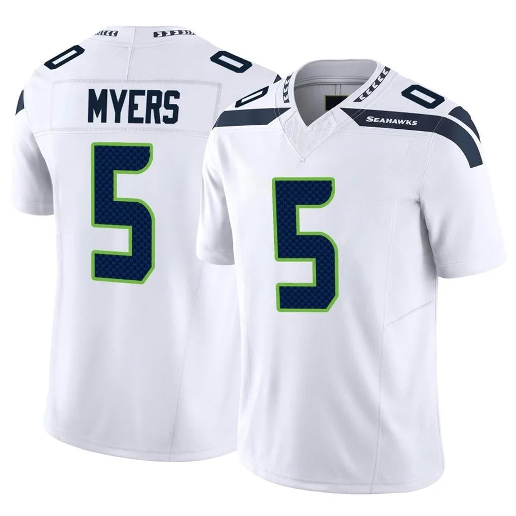 S.Seahawks #5 Jason Myers Player White Limited Vapor F.U.S.E. Home Game ROCER Stitched Jerseys