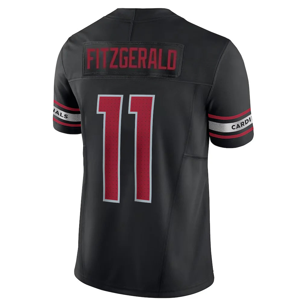 A.Cardinals #11 Larry Fitzgerald Player Black Vapor F.U.S.E. Limited Home Game ROCER Stitched Jerseys