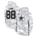 D.Cowboys #88 CeeDee Lamb Player Arctic Camo Salute to Service Hoodies Limited Game ROCER Stitched Jerseys