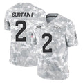 D.Broncos #2 Pat Surtain II Player Arctic Camo Salute To Service Limited ROCER Stitched Jerseys