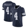 D.Cowboys #4 Dak Prescott Player Navy Vapor Untouchable Limited Home Game ROCER Stitched Jerseys