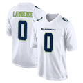 S.Seahawks #0 DeMarcus Lawrence Player White Tundra Fashion Home Game ROCER Stitched Jerseys