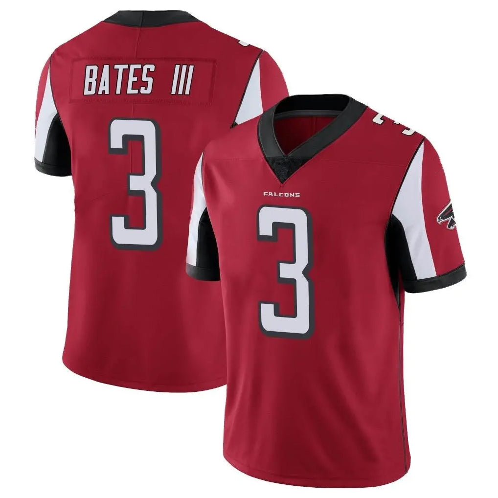 A.Falcons #3 Jessie Bates III Player Red Color Vapor Untouchable Limited Home Game ROCER Stitched Jerseys