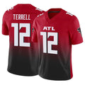 A.Falcons #12 Avieon Terrell Player Red Vapor F.U.S.E. Limited ROCER Stitched Jerseys