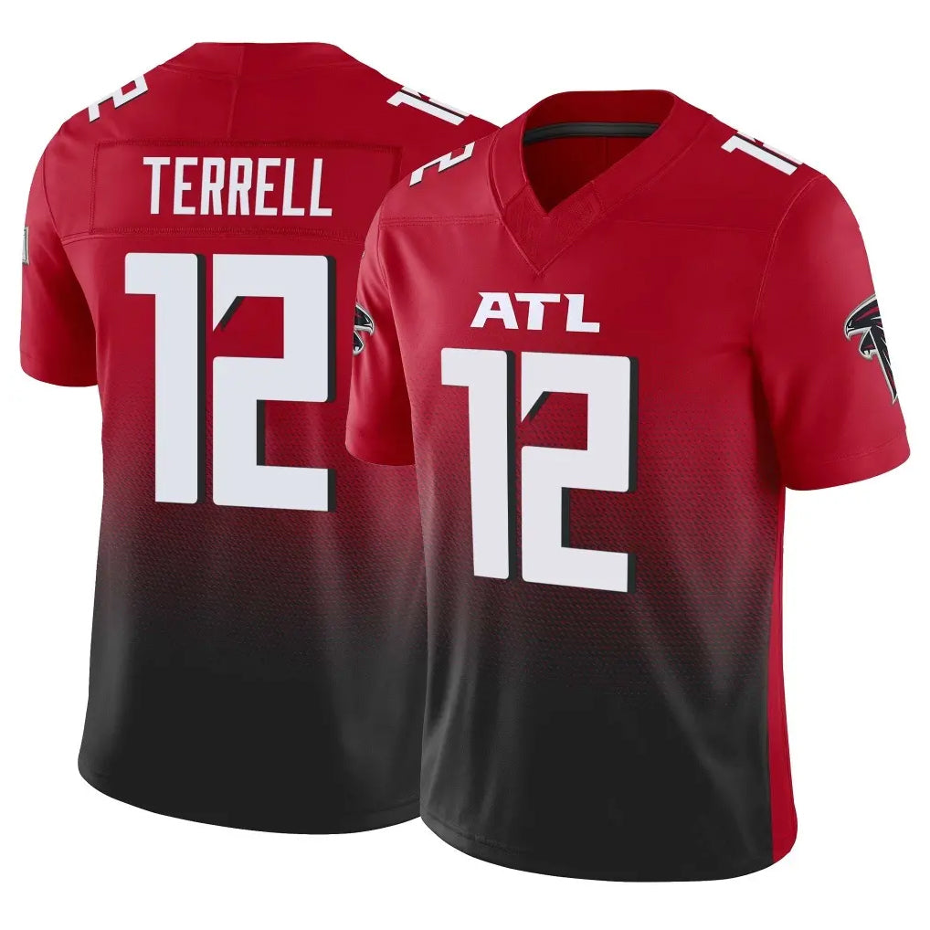 A.Falcons #12 Avieon Terrell Player Red Vapor F.U.S.E. Limited ROCER Stitched Jerseys
