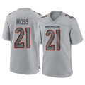 D.Broncos #21 Riley Moss Player Gray Atmosphere Fashion Limited Game ROCER Stitched Jerseys