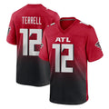 A.Falcons #12 Avieon Terrell Player Red Home Game ROCER Stitched Jerseys