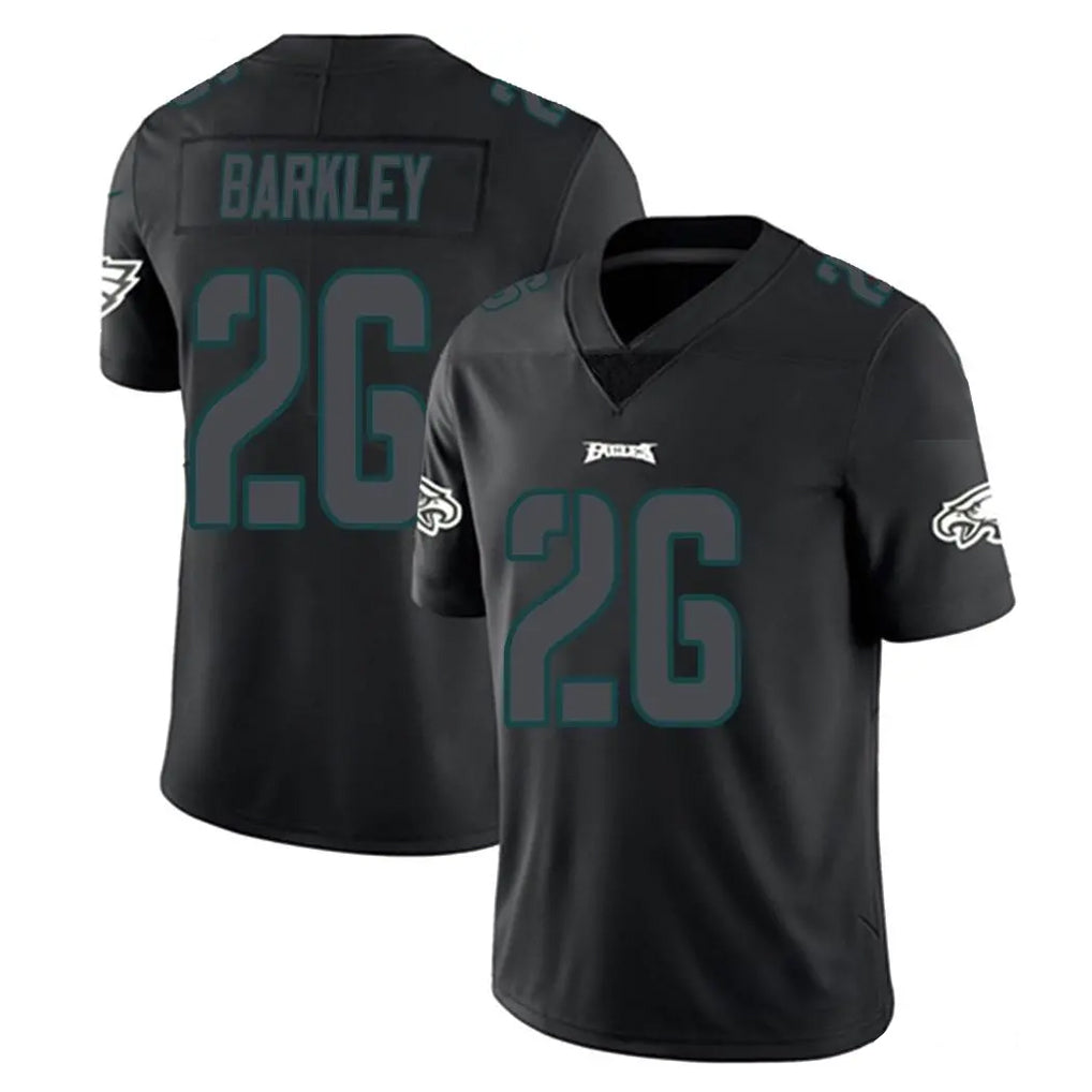 P.Eagles #26 Saquon Barkley Player Limited Black Impact Home Game ROCER Stitched Jerseys