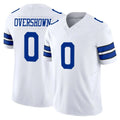 D.Cowboys #0 DeMarvion Overshown Player White Limited Vapor F.U.S.E. Home Game ROCER Stitched Jerseys