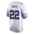 B.Bills #22 Ray Davis Player White Alternate Limited Home Game ROCER Stitched Jerseys