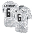 H.Texans #6 Reed Blankenship Player Arctic Camo Salute To Service Limited Game ROCER Stitched Jerseys