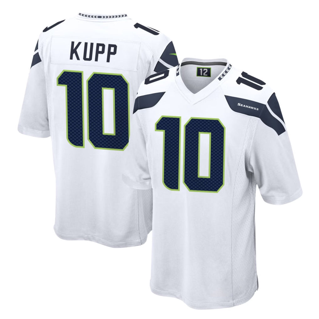 S.Seahawks #10 Cooper Kupp Player White Home Game ROCER Stitched Jerseys