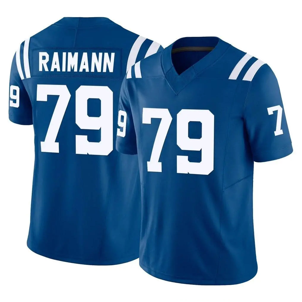 IN.Colts #79 Bernhard Raimann Player Royal Limited Vapor F.U.S.E. Home Game ROCER Stitched Jerseys