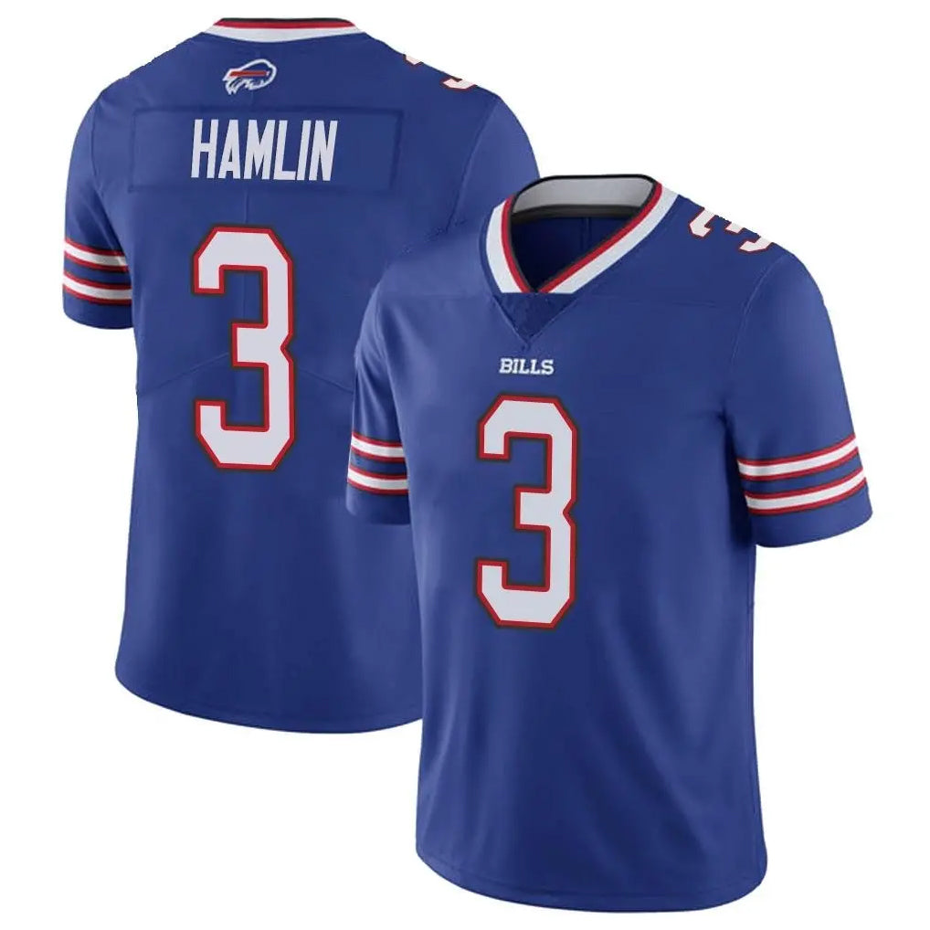 B.Bills #3 Damar Hamlin Player Royal Vapor Untouchable Limited ROCER Stitched Jerseys