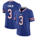 B.Bills #3 Damar Hamlin Player Royal Vapor Untouchable Limited ROCER Stitched Jerseys