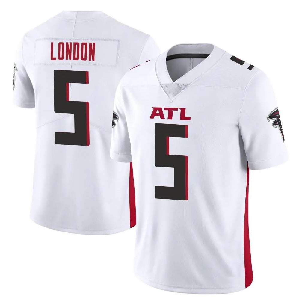 A.Falcons #5 Drake London Player White Vapor Untouchable Limited Home Game ROCER Stitched Jerseys