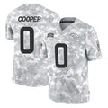 D.Broncos #0 Jonathon Cooper Player Arctic Camo Salute To Service Limited ROCER Stitched Jerseys