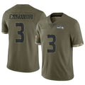 S.Seahawks #3 Nick Emmanwori Player Olive Limited Salute To Service Home Game ROCER Stitched Jerseys