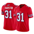 B.Bills #31 Maxwell Hairston Player Red Vapor F.U.S.E. Limited Home Game ROCER Stitched Jerseys