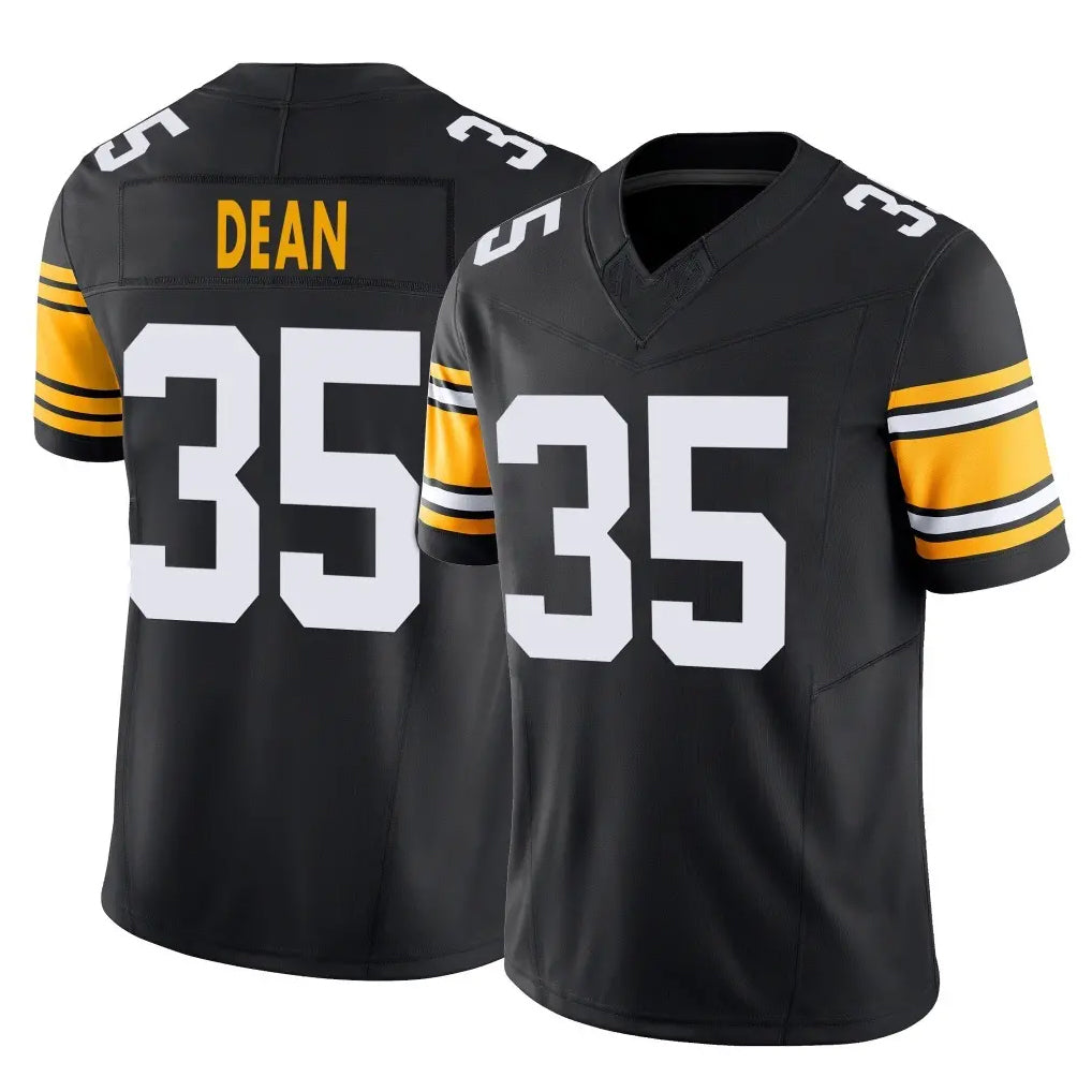 P.Steelers #35 Jamel Dean Player Black Limited Alternate Vapor F.U.S.E. Home Game ROCER Stitched Jerseys