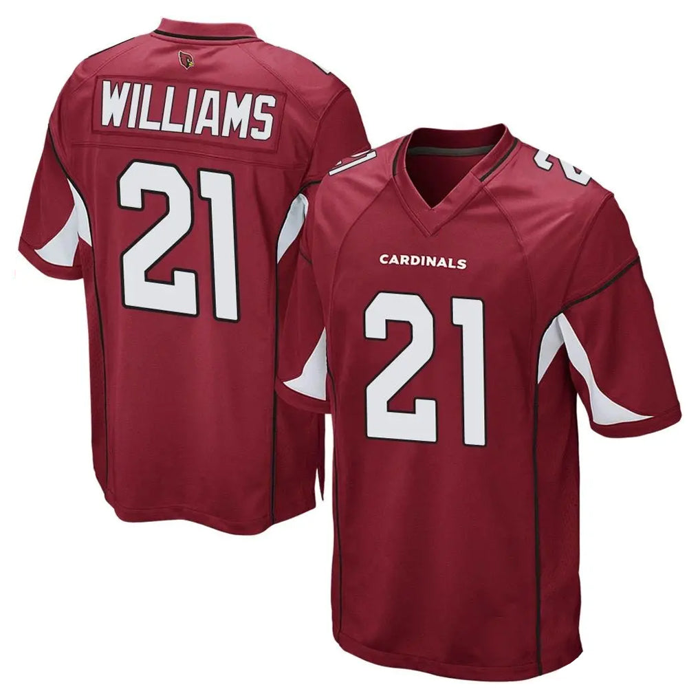 A.Cardinals #21 Garrett Williams Player Cardinal Home Game ROCER Stitched Jerseys