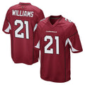 A.Cardinals #21 Garrett Williams Player Cardinal Home Game ROCER Stitched Jerseys