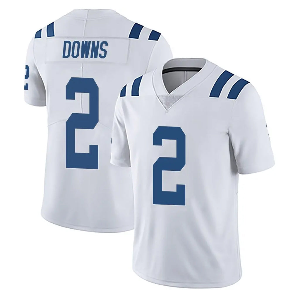 IN.Colts #2 Josh Downs Player White Limited Vapor Untouchable Home Game ROCER Stitched Jerseys