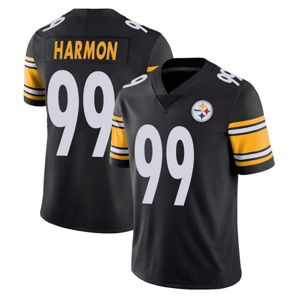 P.Steelers #99 Derrick Harmon Player Black Limited Vapor Untouchable Home Game ROCER Stitched Jerseys