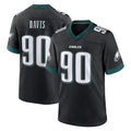 P.Eagles #90 Jordan Davis Player Black Game Home ROCER Stitched Jerseys