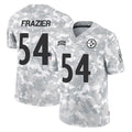 P.Steelers #54 Zach Frazier Player Arctic Camo Limited Salute To Service Home Game ROCER Stitched Jerseys