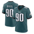 P.Eagles #90 Jordan Davis Player Green Home Game ROCER Stitched Jerseys