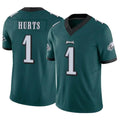 P.Eagles #1 Jalen Hurts Player Team Color Green Limited Vapor F.U.S.E. Home Game ROCER Stitched Jerseys