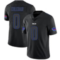 B.Bills #0 Keon Coleman Player Black Impact Limited Home Game ROCER Stitched Jerseys