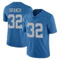 D.Lions #32 Brian Branch Player Blue Limited Throwback Vapor Untouchable ROCER Stitched Jerseys