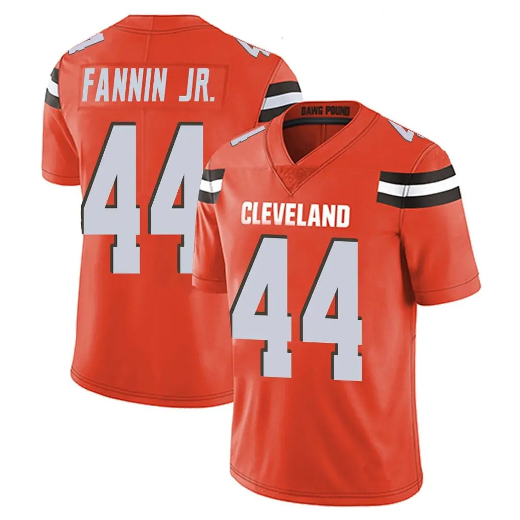 C.Browns #44 Harold Fannin Jr. Player Orange Alternate Vapor Untouchable Limited Home Game ROCER Stitched Jerseys
