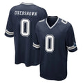 D.Cowboys #0 DeMarvion Overshown Player Navy Home Game ROCER Stitched Jerseys