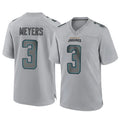 J.Jaguars #3 Jakobi Meyers Player Gray Atmosphere Fashion Home Game ROCER Stitched Jerseys
