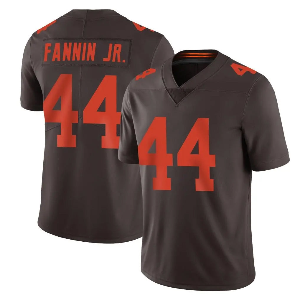 C.Browns #44 Harold Fannin Jr. Player Browns Color Rush Limited Home Game ROCER Stitched Jerseys