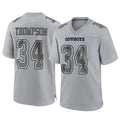 D.Cowboys #34 Jalen Thompson Player Gray Atmosphere Fashion Home Game ROCER Stitched Jerseys