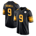 P.Steelers #9 Chris Boswell Player Black Color Rush Home Game ROCER Stitched Jerseys