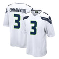 S.Seahawks #3 Nick Emmanwori Player White Home Game ROCER Stitched Jerseys