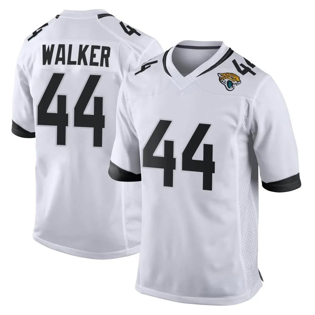 J.Jaguars #44 Travon Walker Player White Home Game ROCER Stitched Jerseys