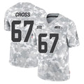 S.Seahawks #67 Charles Cross Player Arctic Camo Limited Salute To Service Home Game ROCER Stitched Jerseys