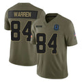 IN.Colts #84 Tyler Warren Player Olive 2025 Salute To Service Limited Game ROCER Stitched Jerseys